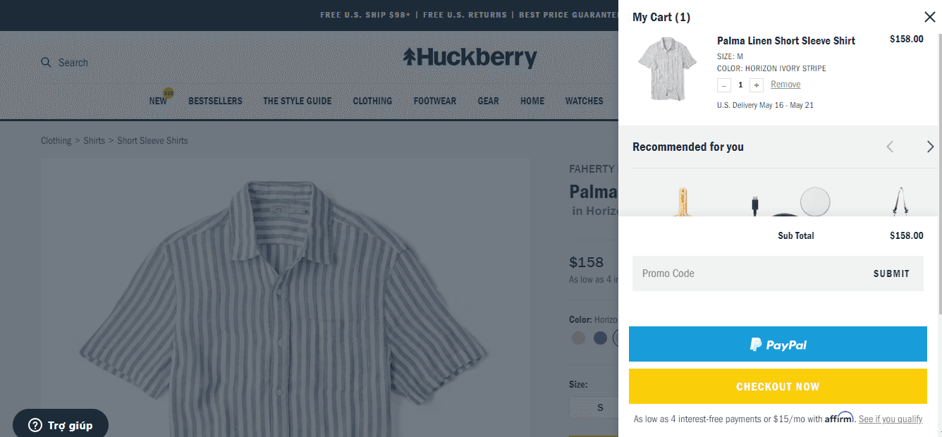 How to apply Huckberry coupon code